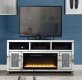 Noralie TV Stand w/Fireplace LV00519 in Mirrored by Acme