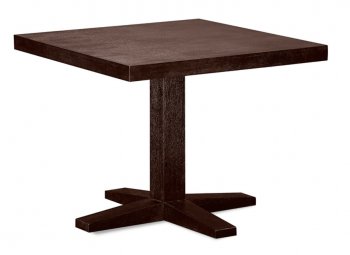 Wenge Finish Square Top Modern Dining Table [ZDT-Madera Torx]