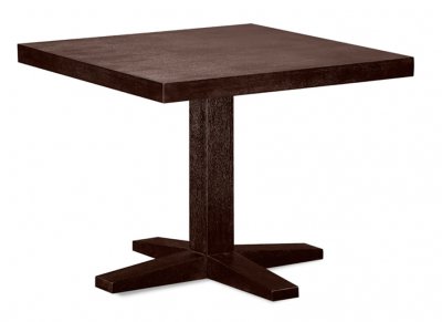 Wenge Finish Square Top Modern Dining Table