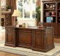 Vicki Traditional Writing Desk CM-DK6380 in Dark Oak w/Options