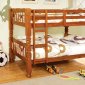 CM2527OAK Carolina Twin/Twin Bunk Bed in Oak