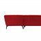 Morton Sectional Sofa 31806 in Red Fabric by VIG