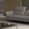 Eden Sofa in Grey Premium Leather by J&M w/Options