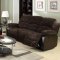 50470 Masaccio Motion Sofa Dark Brown Fabric by Acme w/Options