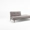 Splitback Sofa Bed in Gray w/Wooden Legs by Innovation w/Options