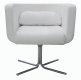 Maria Chair in White Leatherette by Whiteline Imports