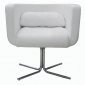 Maria Chair in White Leatherette by Whiteline Imports