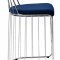 Gio Counter Height Stools 760 Set of 2 in Navy by Meridian