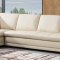 ML157 Sectional Sofa in Beige Leather by Beverly Hills