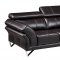 U7590 Sofa in Walnut Bonded Leather by Global w/Options