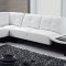 U778 Sectional Sofa White Bonded Leather - Global Furniture USA