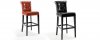 Burnt Sienna or Black Bycast Modern Set of 2 Sangria Barstools