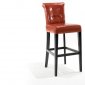 Burnt Sienna or Black Bycast Modern Set of 2 Sangria Barstools