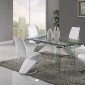 D2160DT Dining Table by Global w/Optional D9002 White Chairs