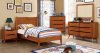 Lennart CM7386A-T 4Pc Kids Bedroom Set in Oak Finish w/Options