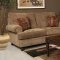 16160 Sphynx Sofa & Loveseat Set in Cafe Fabric by Chelsea