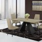 D802DT Dining Table in Khaki & Black by Global w/Optional Chairs