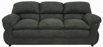 Sage Fabric Contemporary Sofa & Loveseat Set w/Options [PMS-6400-Thunder]