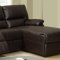 F6631 Reclining Sectional Sofa by Boss in Coffee Bonded Leather