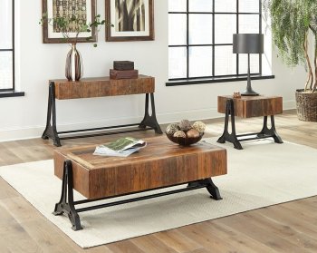 753408 Coffee Table in Recycled Wood by Coaster [CRCT-753408]