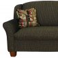 Onyx Fabric Modern Sofa & Loveseat Set w/Options