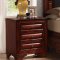 B2700G Bedroom in Oak w/6 Drawer Bed & Optional Casegoods