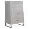 Bahamas Bedroom in High Gloss Taupe by Whiteline w/Options