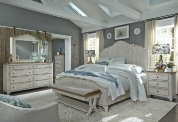 Farmhouse Reimagined Bedroom 652-BR-QPB 5Pc Set White by Liberty [LFBS-652-BR-QPB-Farmhouse Reimag]