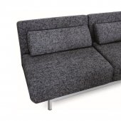 416006 Sofa Bed 05 in Grey Fabric by New Spec