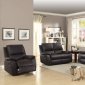 Greeley Motion Sofa 8325BRW in Brown by Homelegance w/Options