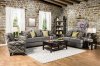 Cashel Sofa SM1232 in Olive Gray Fabric w/Options