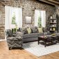 Cashel Sofa SM1232 in Olive Gray Fabric w/Options