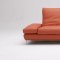 1307 Dahlia Sectional Sofa in Orange Leather by VIG