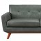 Lyon Sofa TOV-S31 in Smoke Grey Eco-Leather by TOV Furniture