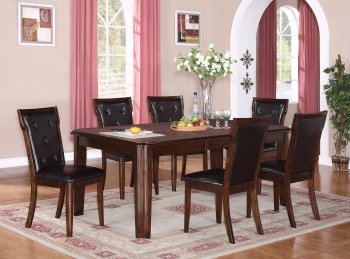 Pam Dining Room Set 7Pc in Espresso w/Options [ADDS-Pam]