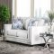 Ilse Sofa SM2675 in Off-White Chenille Fabric w/Options