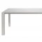 Fiore Extendable Dining Table in White w/Options by Whiteline