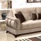 Caprice Sofa Bed in Beige Microfiber by Rain w/Optional Items