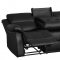 Clarkdale Recliner Sofa 9928BLK in Black by Homelegance