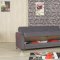 Decora Sofa Bed in Gray Fabric by Casamode w/Options