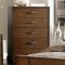 Minato Bedroom 1815 in Brown Cherry by Homelegance w/Options