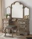 Northville Vanity 26940 Antique Silver by Acme w/Optional Stool