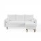 Revive Sectional Sofa in White Fabric by Modway