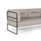 Norman Loveseat in Grey Fabric by VIG w/Optional Chair