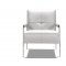 I765 Arm Chair in Light Grey Premium Leather by J&M