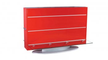 Colored Contemporary Tv Stand With Swivel Base [AHU-CA-11-2]