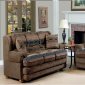 Tobacco Fabric Modern Sofa & Chair Set w/Options