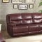 Risco Motion Sofa 8599BGD in Burgundy by Homelegance w/Options