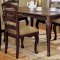 CM3109T Townsville 7Pc Dinette Set in Dark Walnut