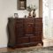 Brown Cherry Finish Traditional Bedroom w/Optional Items